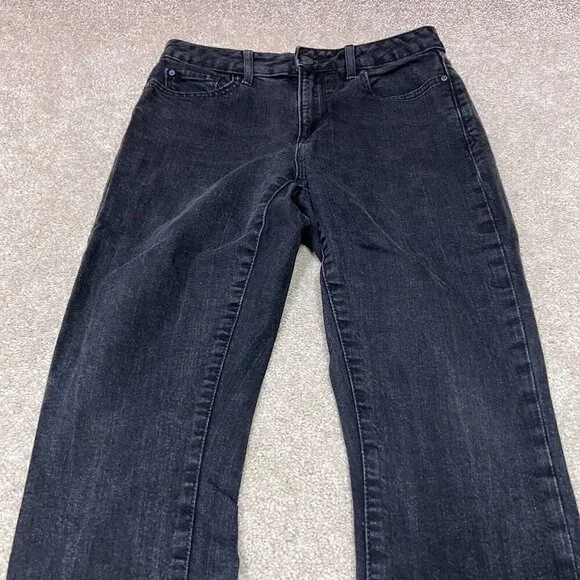 Gap High Rise Skinny Jeans Women’s Black Pockets Size 27 Short - Picture 6 of 13